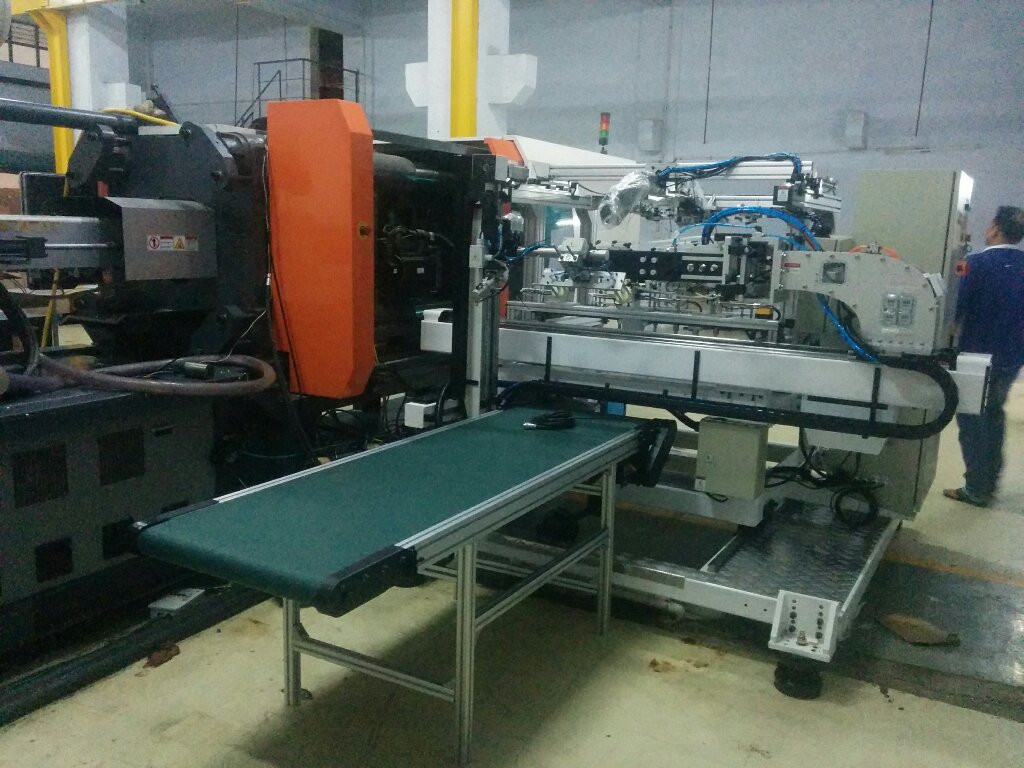 Plastic manufacturing line at Electroplast India